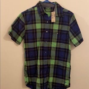 American Eagle Outfitters Short sleeve button down